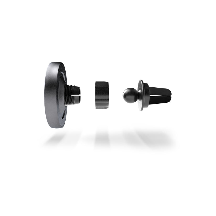 iStyle Magnetic Wireless Car Charger (MagSafe compatible) 15W/10W/7,5W + 18W QC space gray