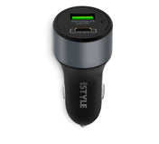iSTYLE 45W PD Полнач за во автомобил - Space Gray
