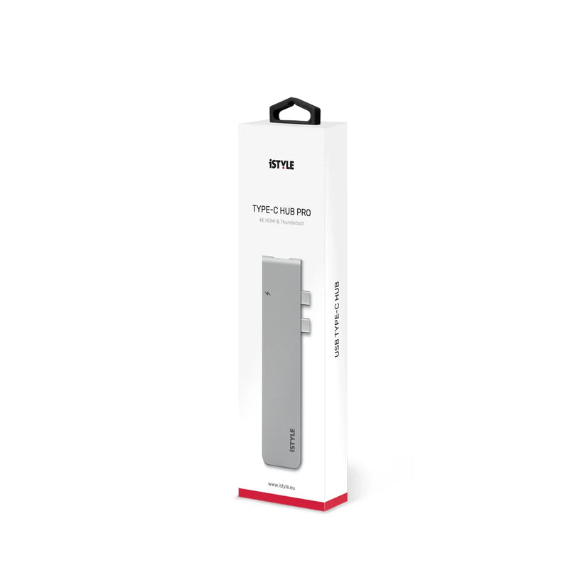 iSTYLE USB Type-C HUB PRO - silver/black