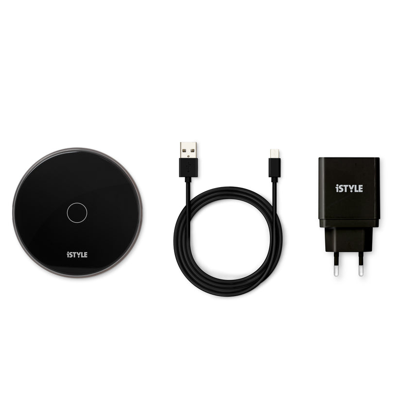 iSTYLE WIRELESS CHARGER 15W - бела (со адаптер)