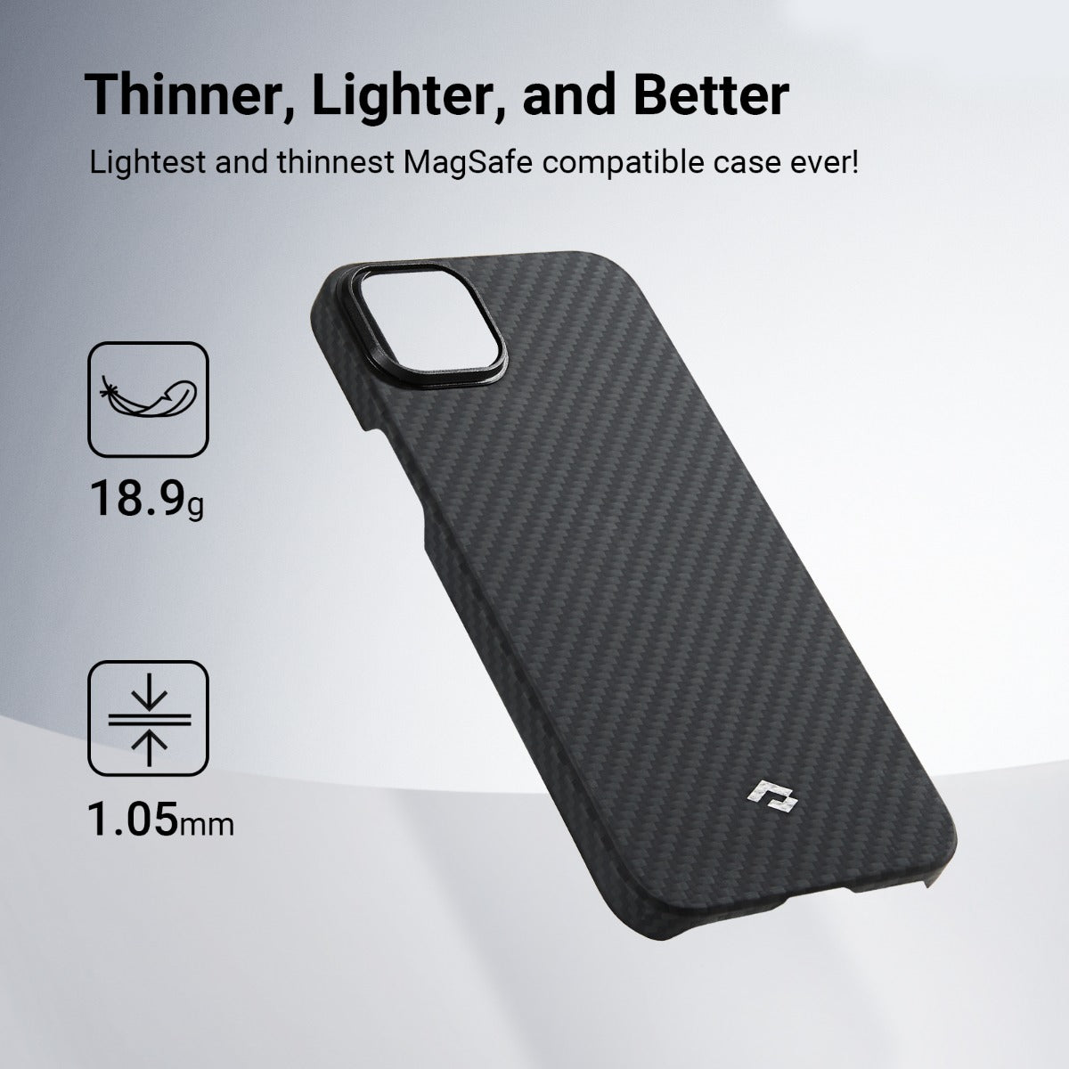Pitaka MagEZ 3 1500D case, black/grey - iPhone 14