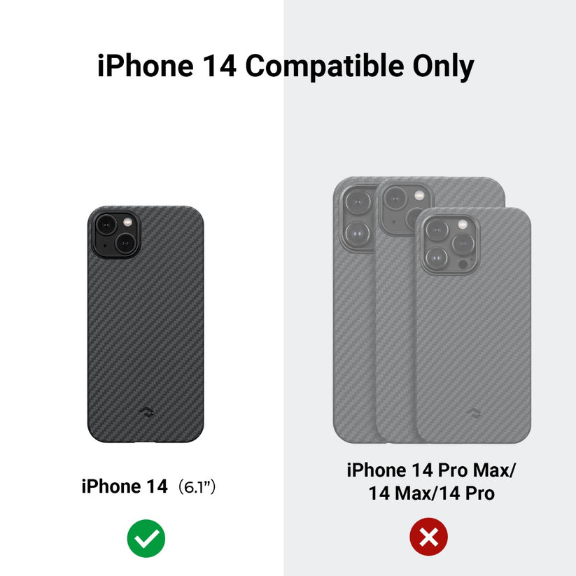 Pitaka MagEZ 3 1500D case, black/grey - iPhone 14