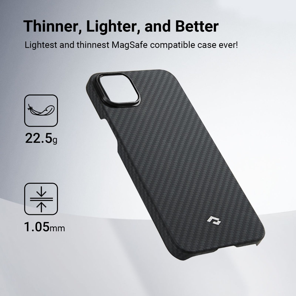Pitaka MagEZ 3 1500D case, black/grey- iPhone 14 Plus