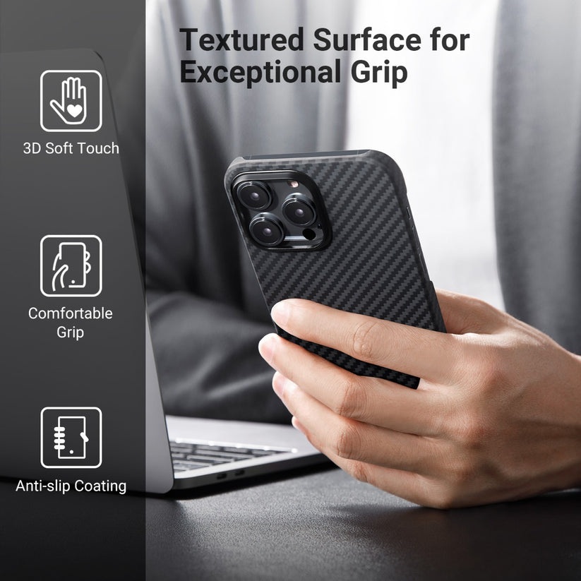 Pitaka MagEZ 3 1500D case, black/grey - iPh 14 Pro