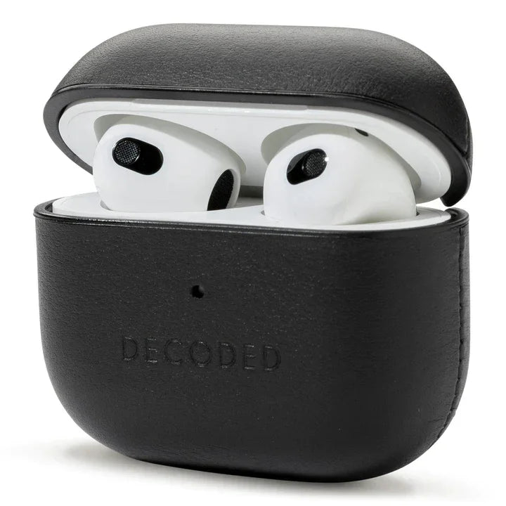 DECODED leather Aircase Airpods 3rd Gen Black