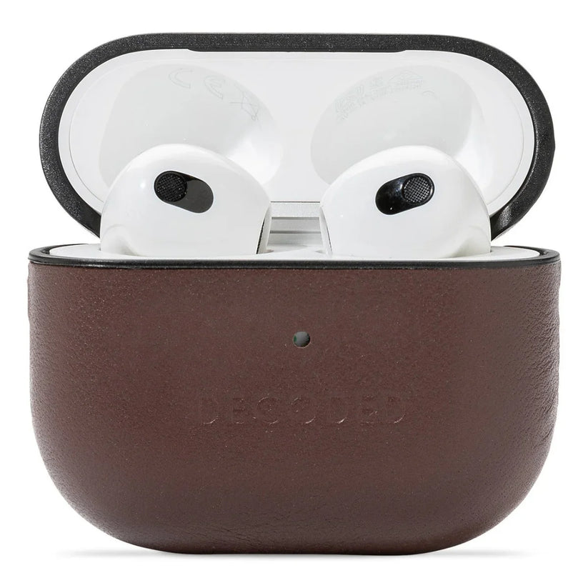 DECODED leather Aircase Airpods 3rd Gen Chocolate Brown