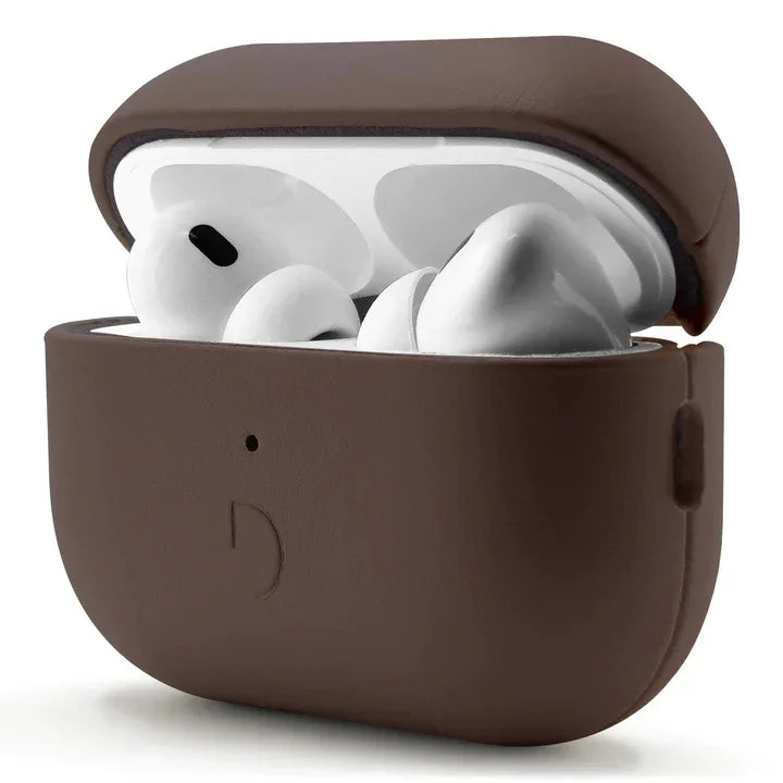 Leather Aircase for Airpods Pro Gen 2 /Airpods Pro Gen 1 Chocolate Brown