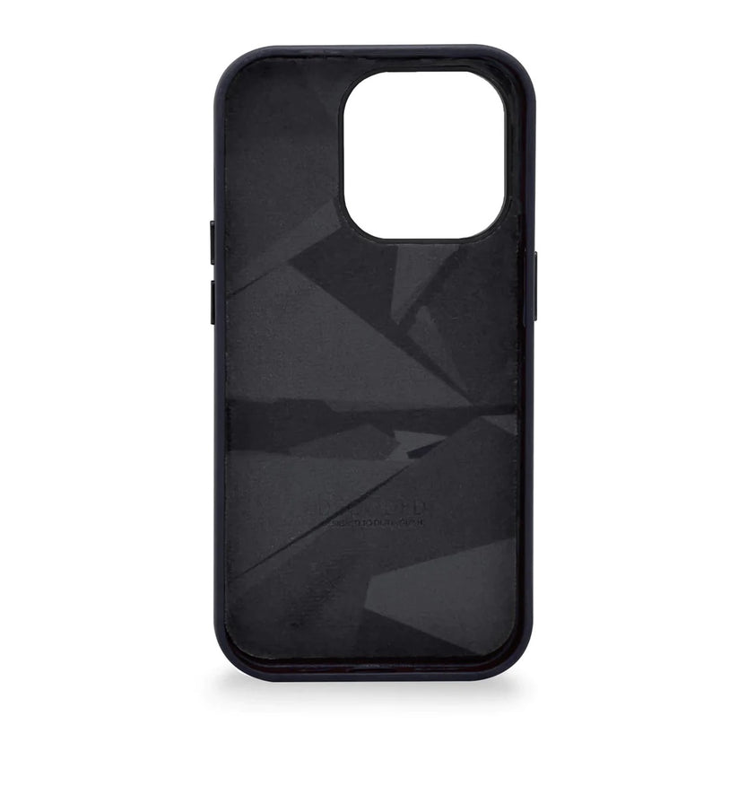 Decoded Leather BackCover, navy - iPhone 14 Pro