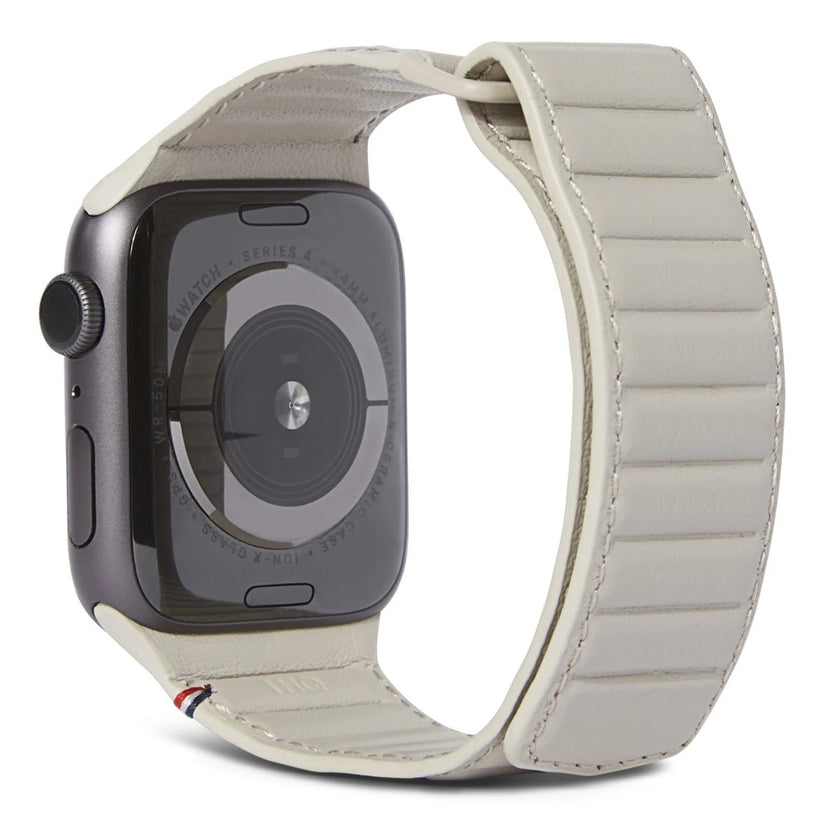 Decoded Leather Magnetic Traction Strap Series 7(41mm)/6/SE/5/4(40mm)/3/2/1(38mm) Clay