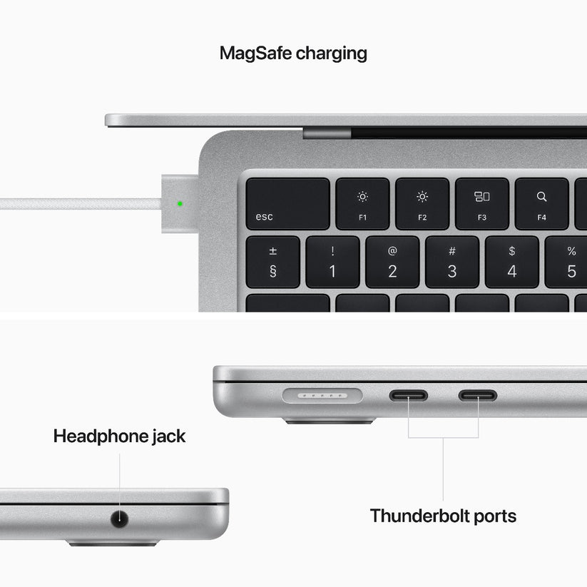 MacBook Air M2 13.6" 8 CPU | 10 GPU | 8 GB | 512 GB SSD | Silver