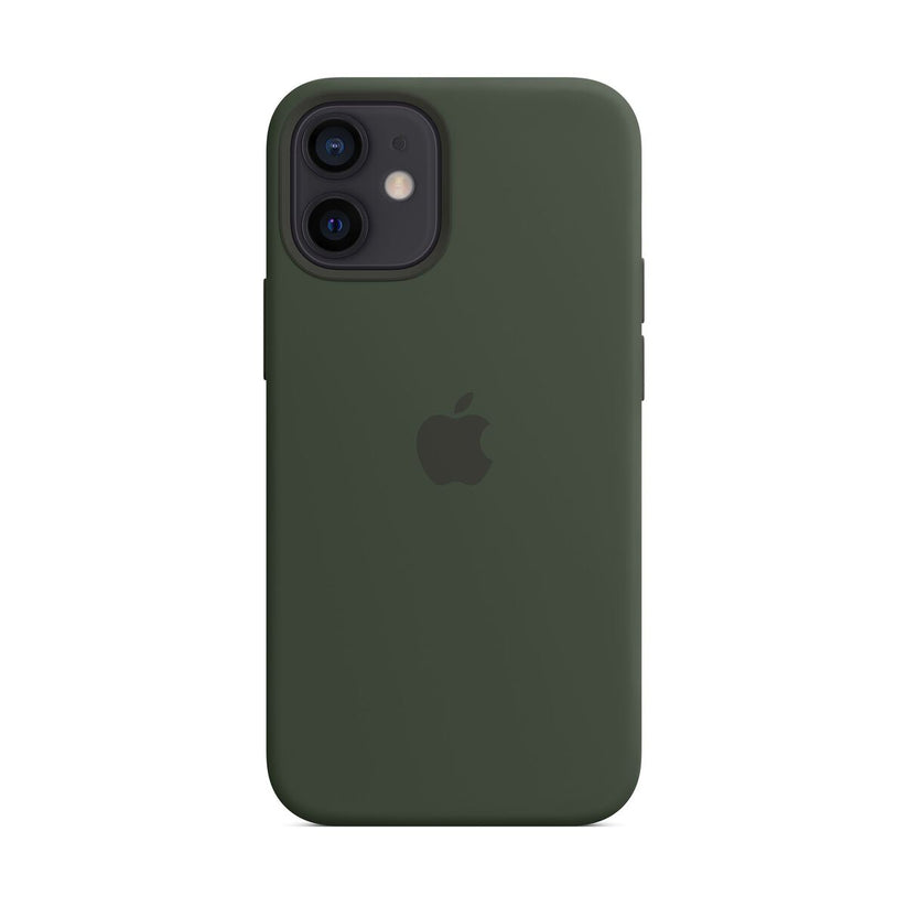 iPhone 12 mini Silicone Case with MagSafe - Cypress Green