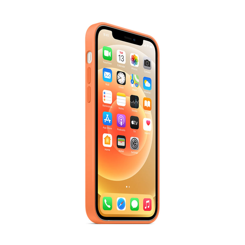 iPhone 12 mini Silicone Case with MagSafe - Kumquat