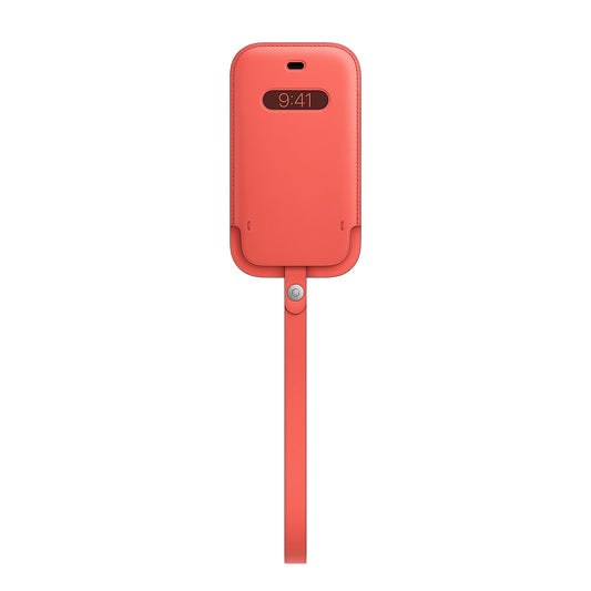 Apple iPhone 12 mini Leather Sleeve - MagSafe - Pink Citrus
