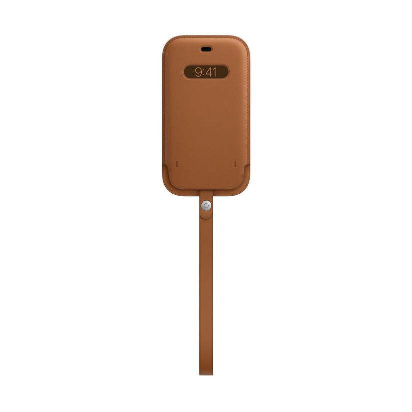 Apple iPhone 12|12 Pro Leather Sleeve - MagSafe - Saddle Brown