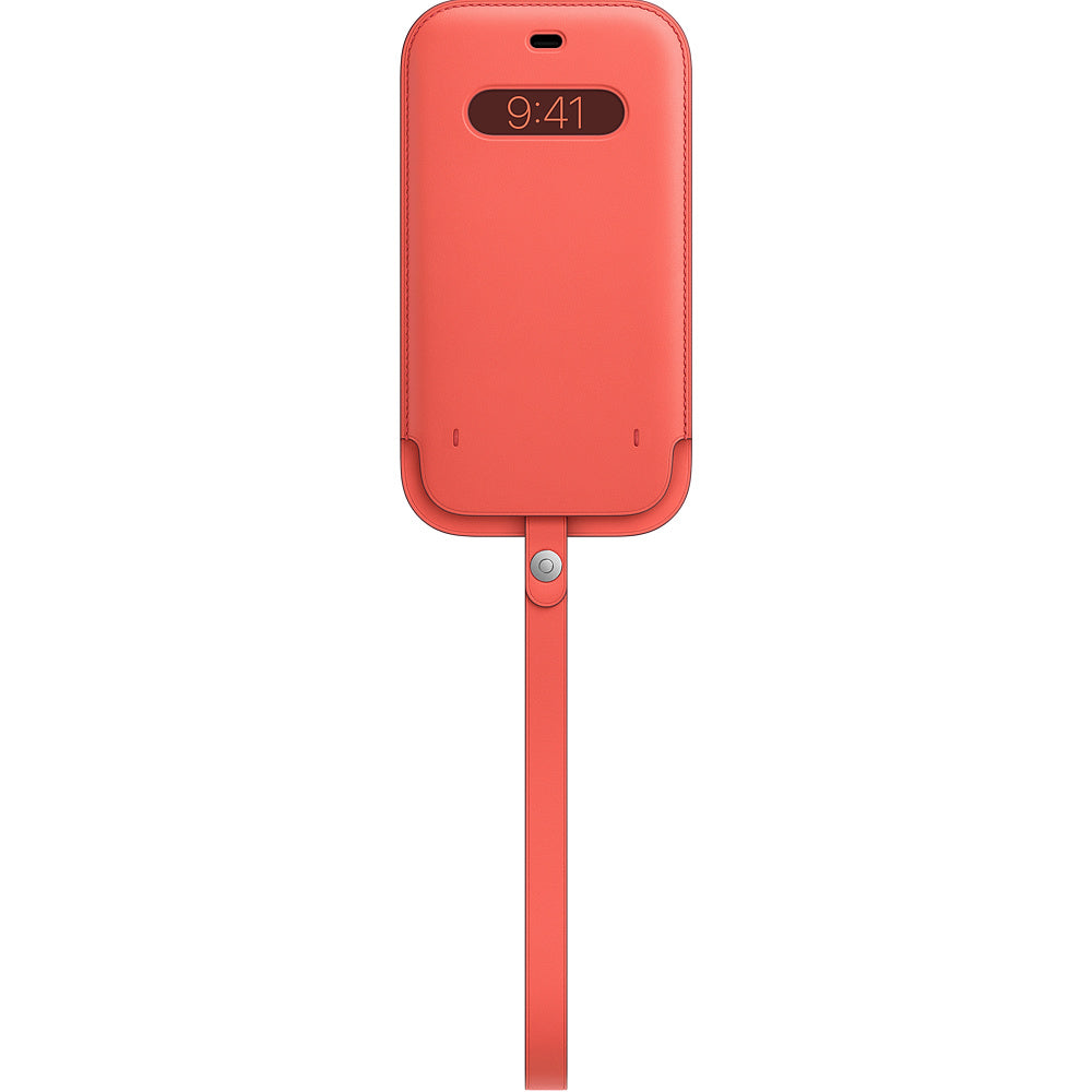 Apple iPhone 12 Pro Max Leather Sleeve - MagSafe - Pink Citrus