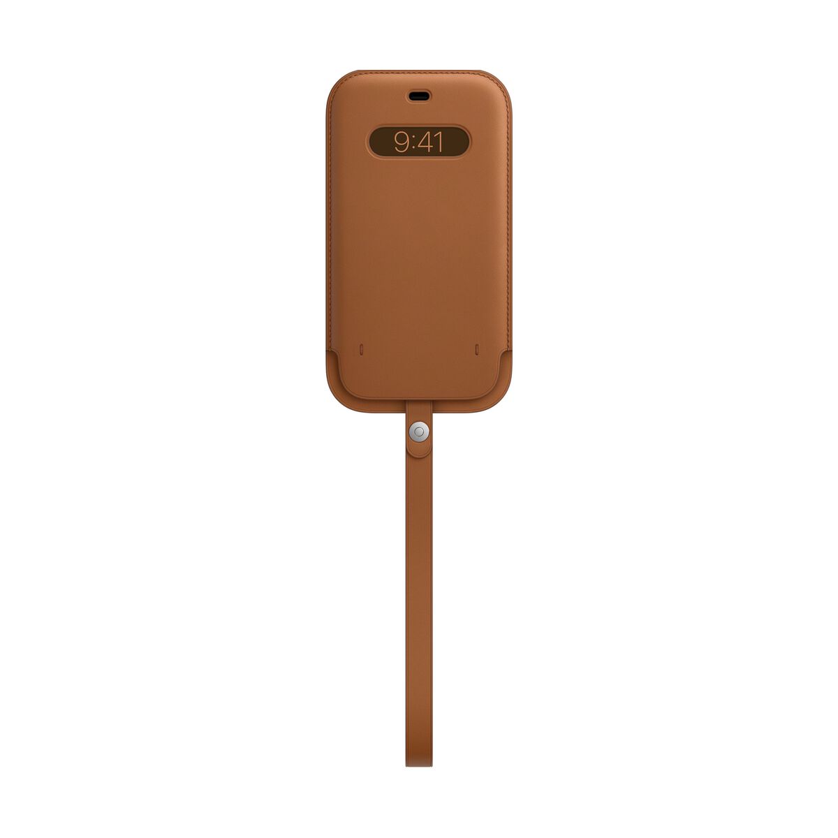 Apple iPhone 12 Pro Max Leather Sleeve - MagSafe - Saddle Brown