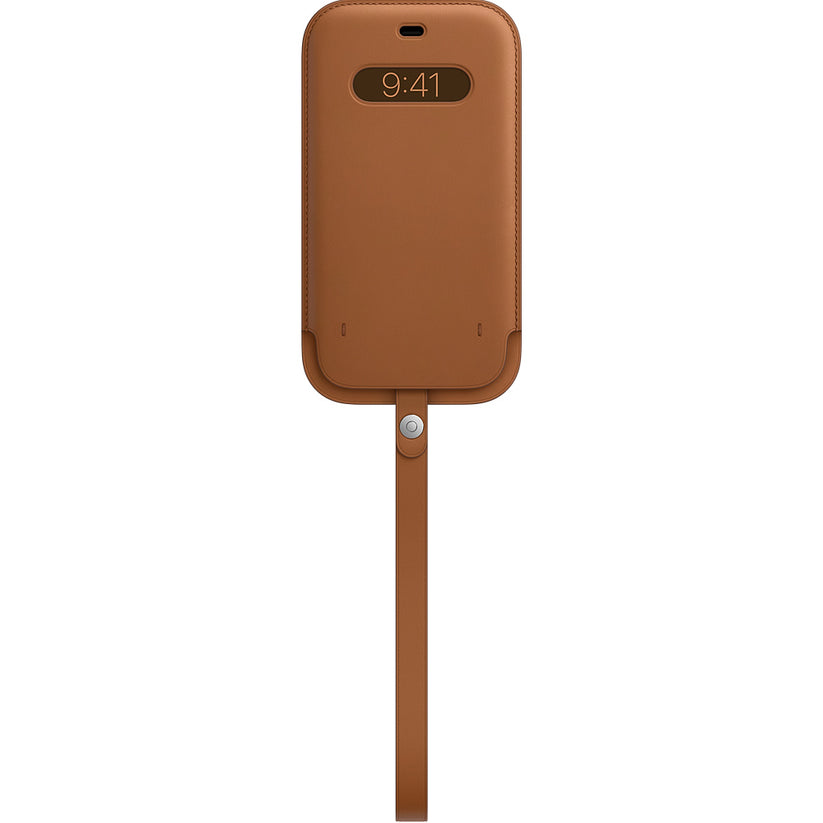 Apple iPhone 12 Pro Max Leather Sleeve - MagSafe - Saddle Brown