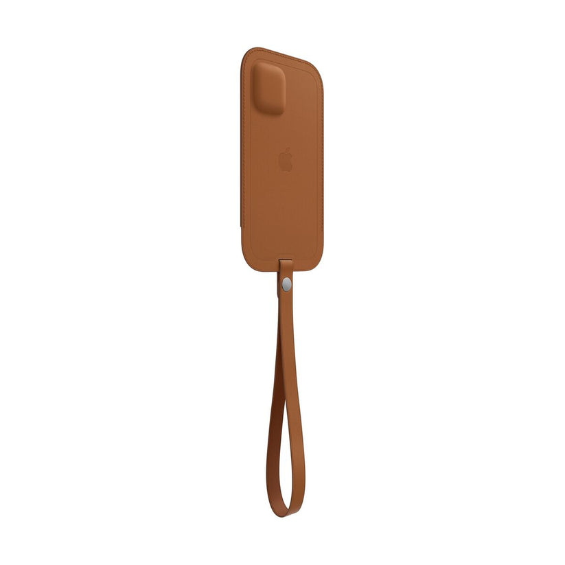 Apple iPhone 12 Pro Max Leather Sleeve - MagSafe - Saddle Brown