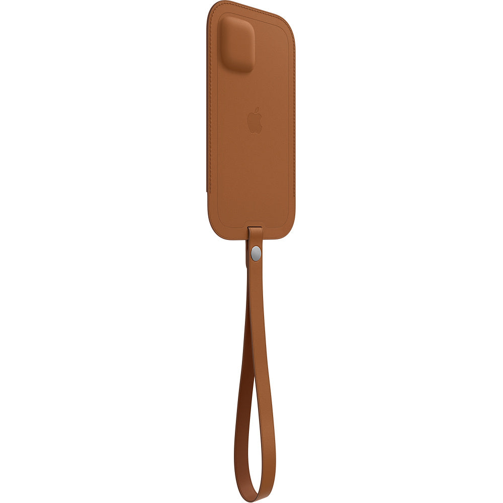 Apple iPhone 12 Pro Max Leather Sleeve - MagSafe - Saddle Brown