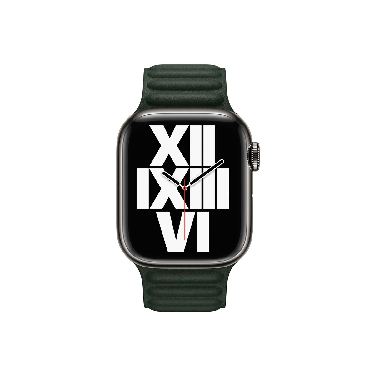 Apple Watch 41mm Leather Link Sequoia Green (S/M)