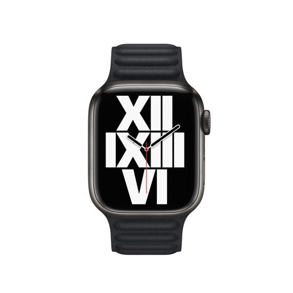 Apple Watch 41mm Leather Link Midnight (S/M)