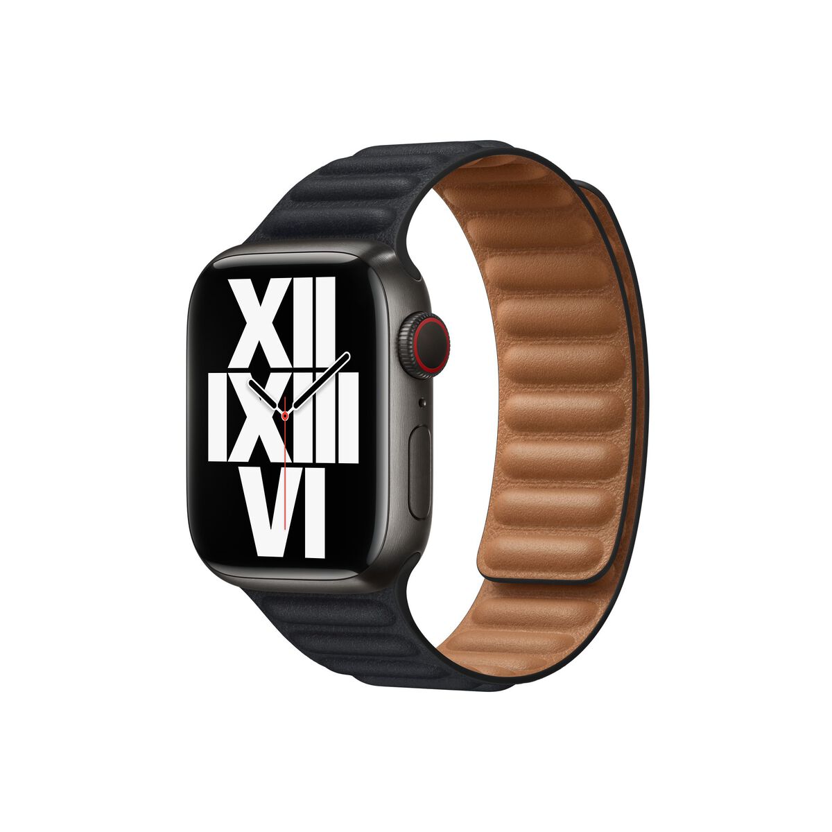 Apple Watch 41mm Leather Link Midnight (S/M)