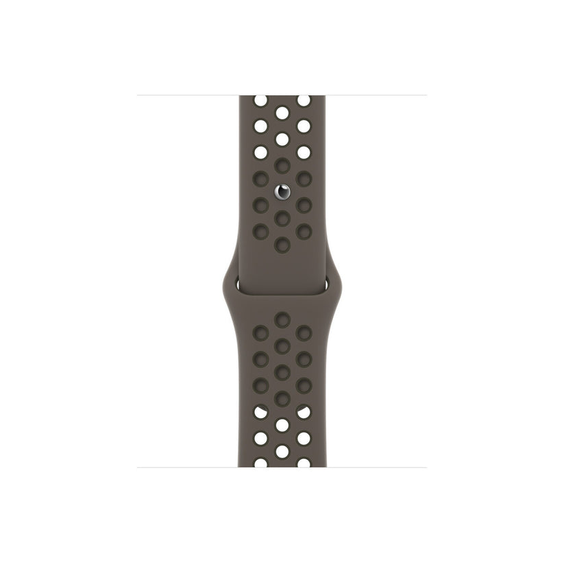 Apple Watch 41mm Nike Sport Band Midnight Olive Gray/Cargo Khaki