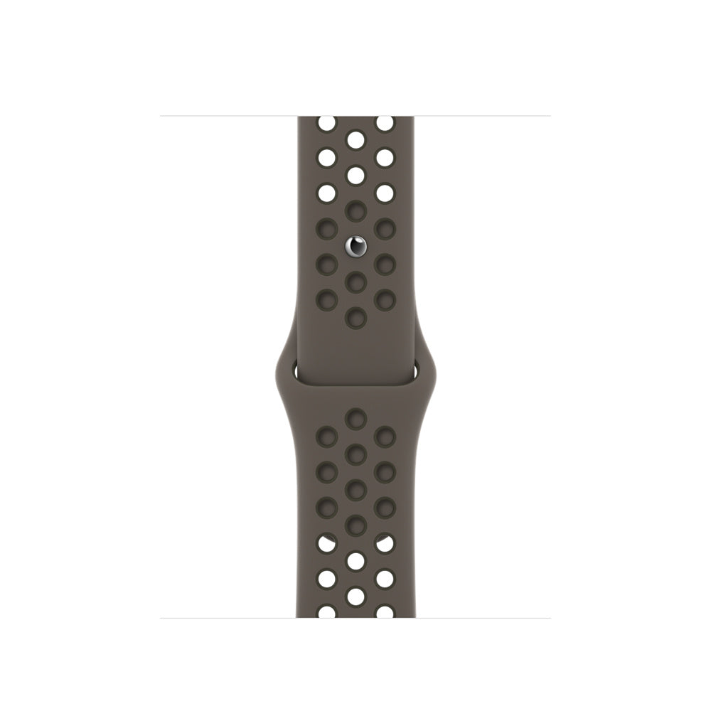 Apple Watch 41mm Nike Sport Band Midnight Olive Gray/Cargo Khaki
