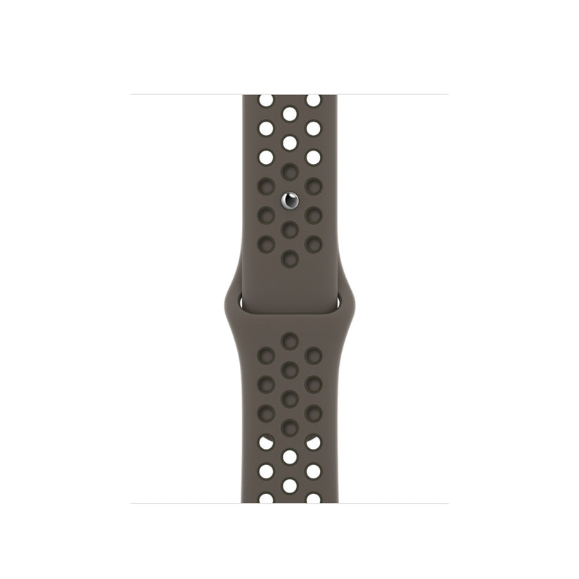 Apple Watch 41mm Nike Sport Band Midnight Olive Gray/Cargo Khaki