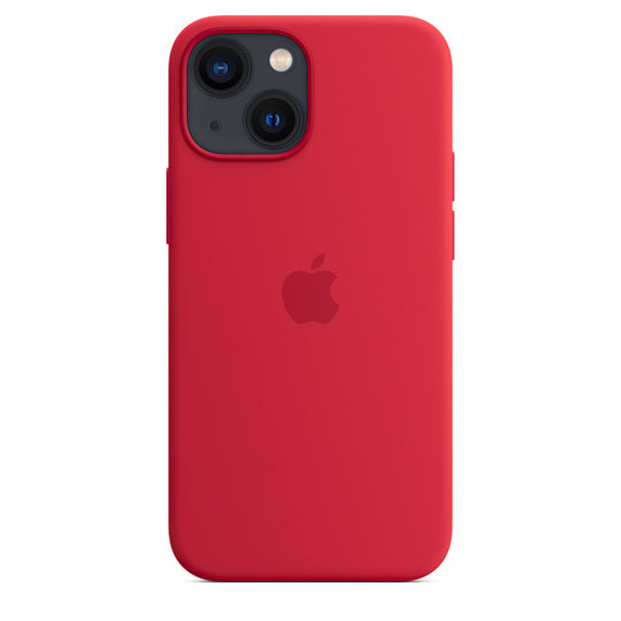 iPhone 13 mini Silicone Case with MagSafe (PRODUCT)RED