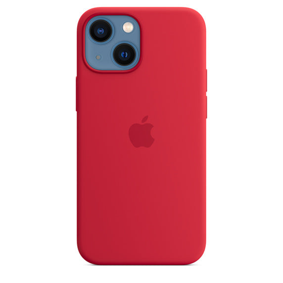 iPhone 13 mini Silicone Case with MagSafe (PRODUCT)RED