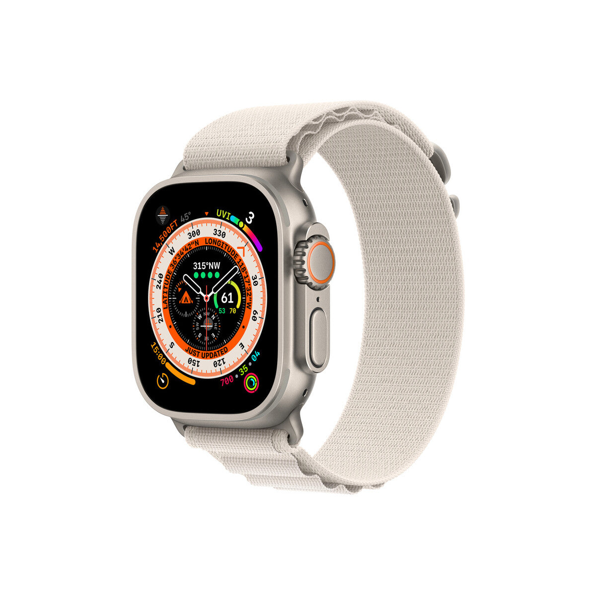 Apple Watch 49mm Starlight Alpine Loop - Small