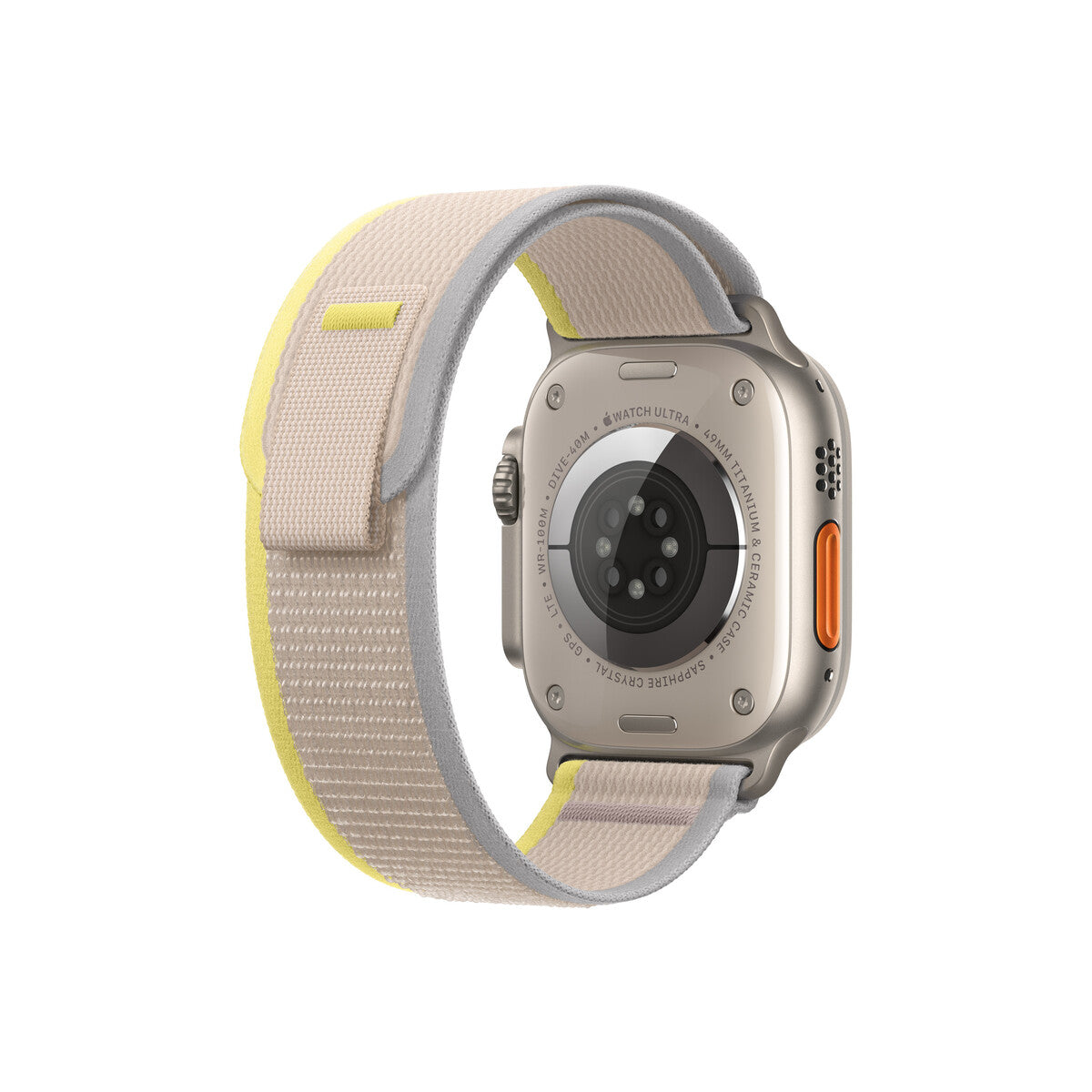 Apple Watch 49mm Yellow/Beige Trail Loop - S/M