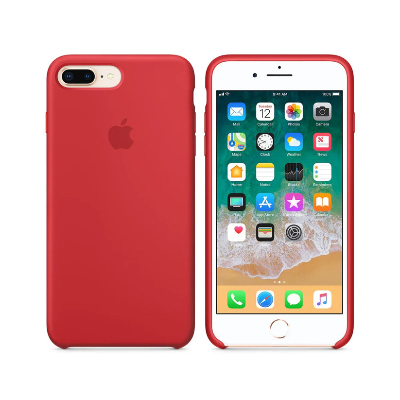 Apple iPhone 8 Plus/7 Plus Silicone Case - (PRODUCT)RED