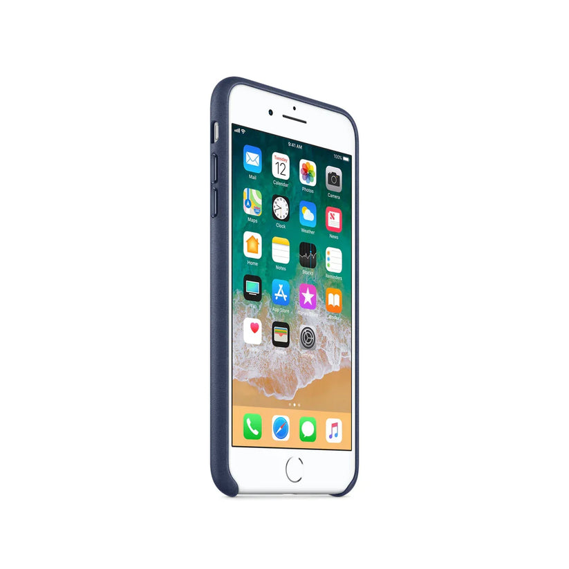 Apple iPhone 8 Plus/7 Plus Leather Case - Midnight Blue