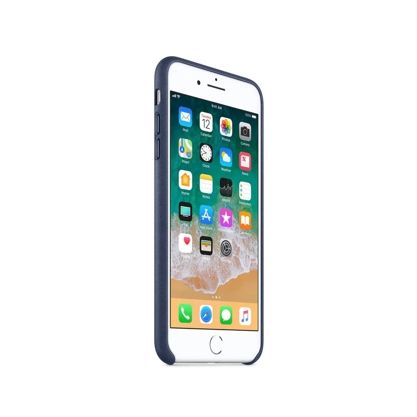 Apple iPhone 8 Plus/7 Plus Leather Case - Midnight Blue