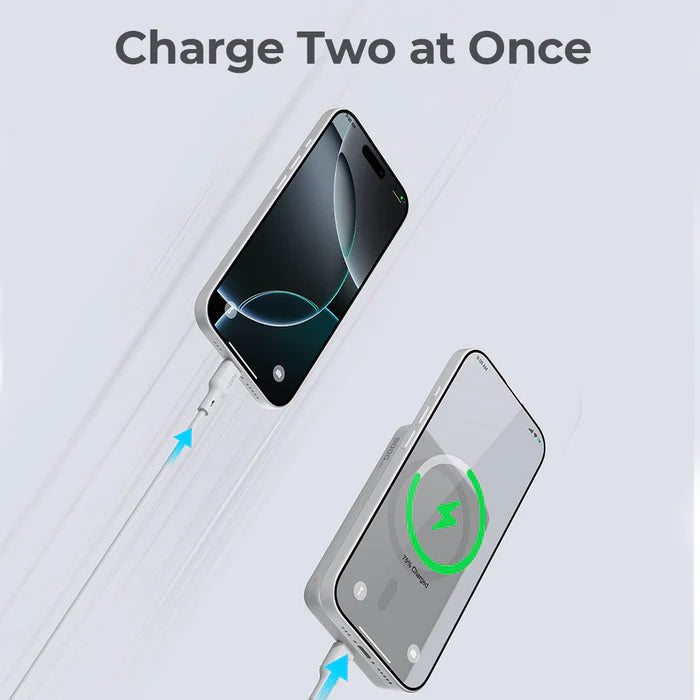 Baterie externa AUKEY cu MagSafe, 5000 mAh, Alb