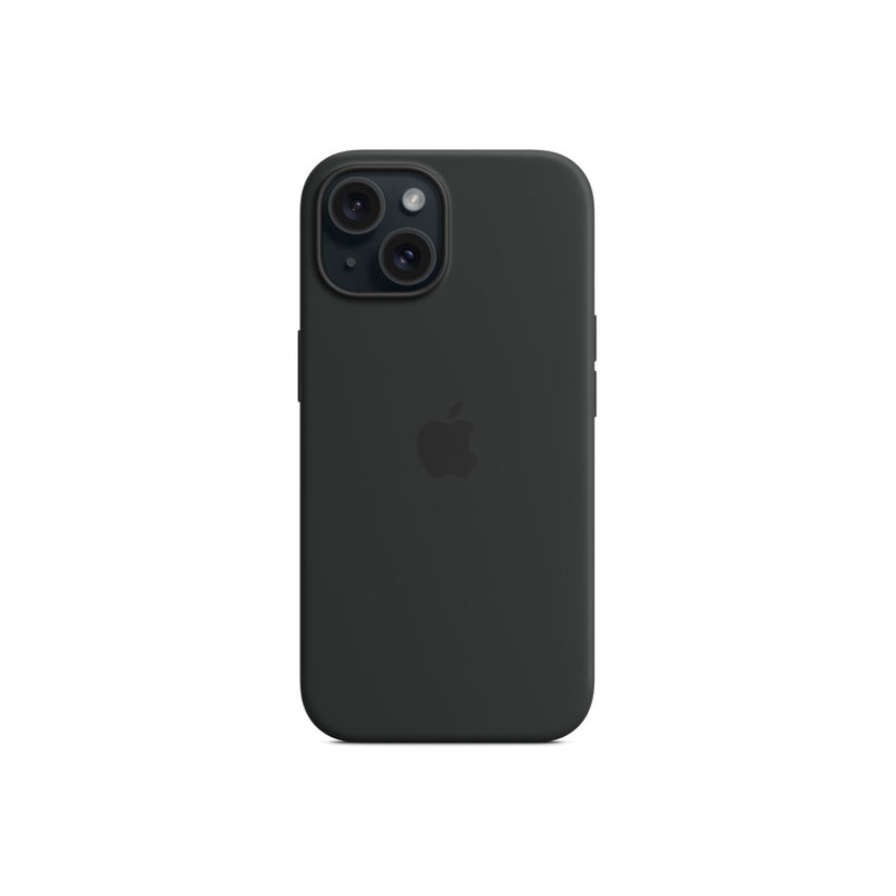 iPhone 15 Silicone Case with MagSafe - Black