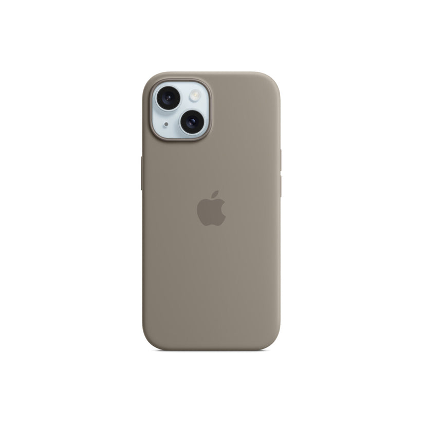 iPhone 15 Silicone Case with MagSafe - Clay