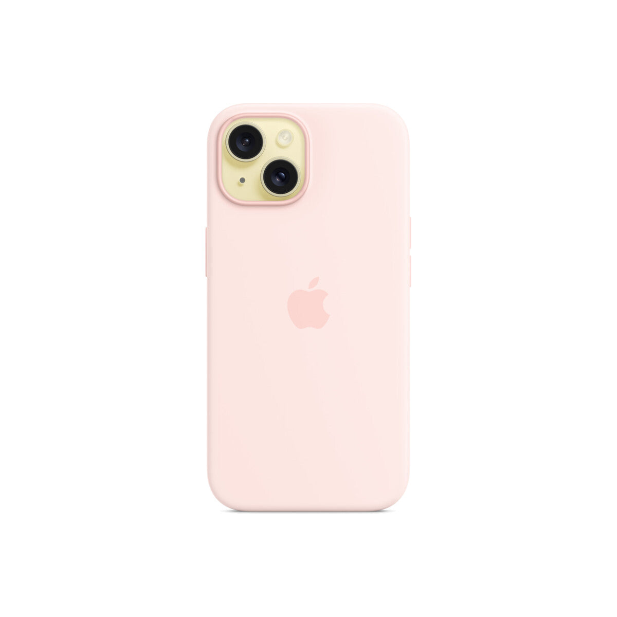 iPhone 15 Silicone Case with MagSafe - Light Pink