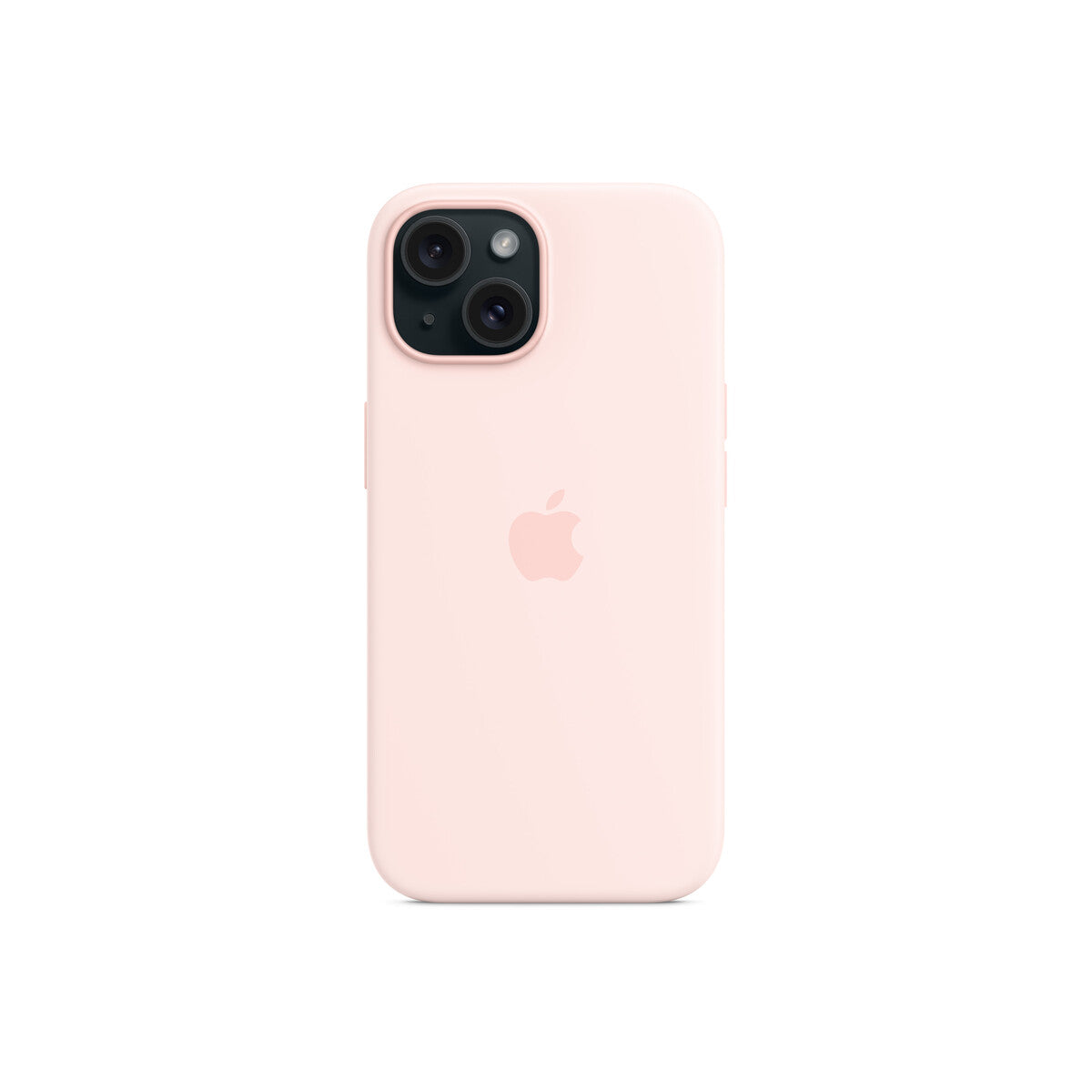 iPhone 15 Silicone Case with MagSafe - Light Pink