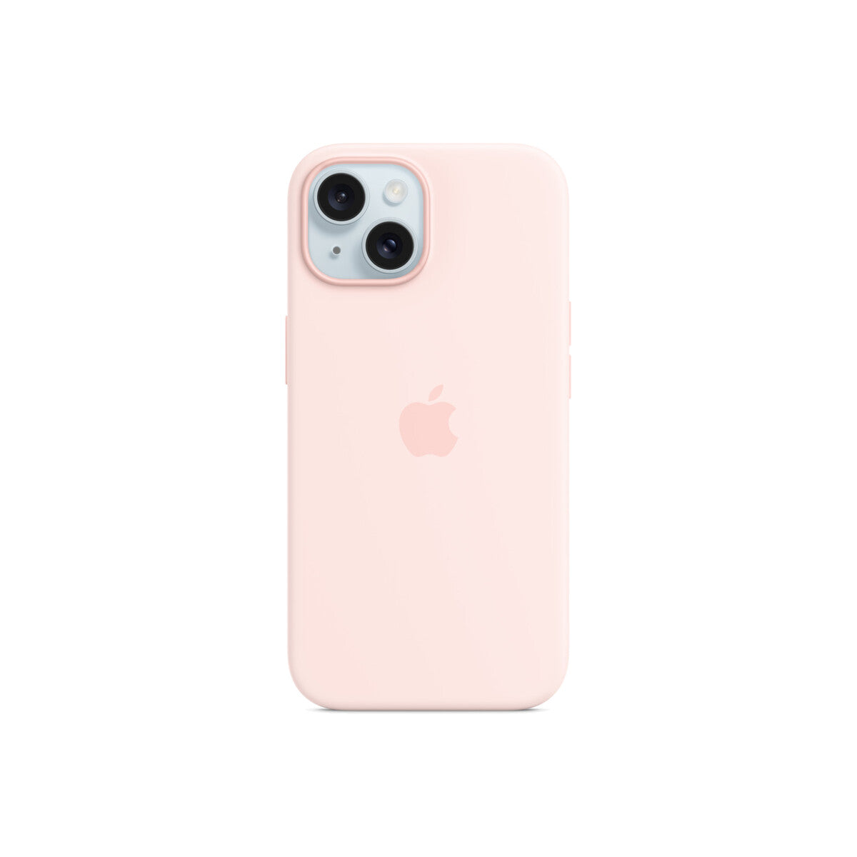 iPhone 15 Silicone Case with MagSafe - Light Pink