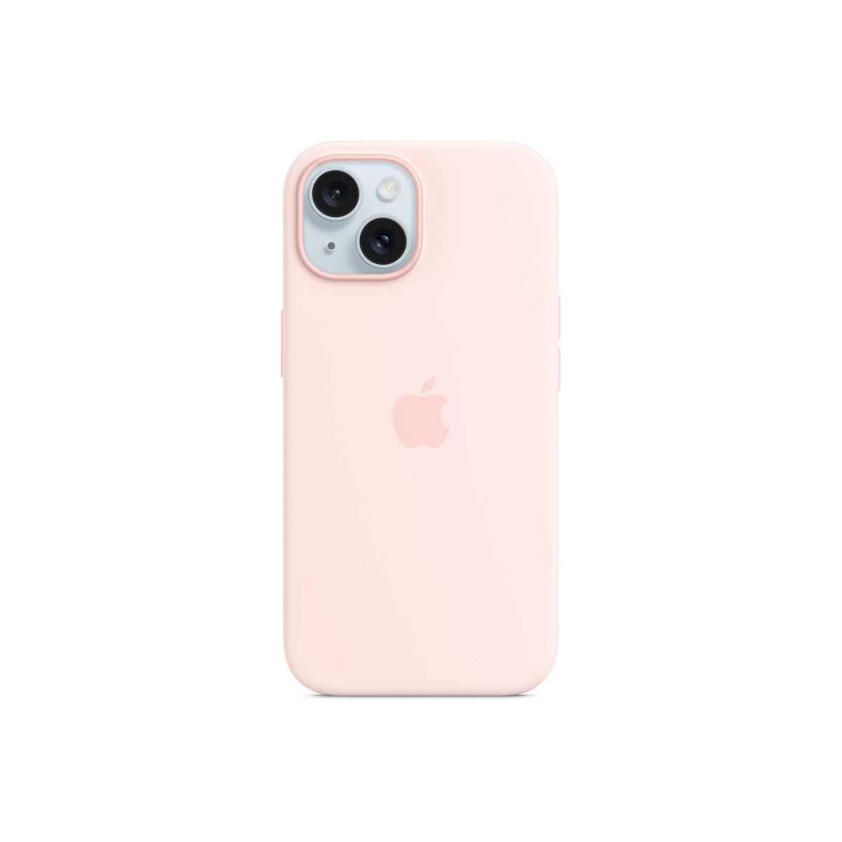 iPhone 15 Silicone Case with MagSafe - Light Pink