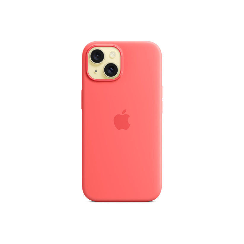 iPhone 15 Silicone Case with MagSafe - Guava