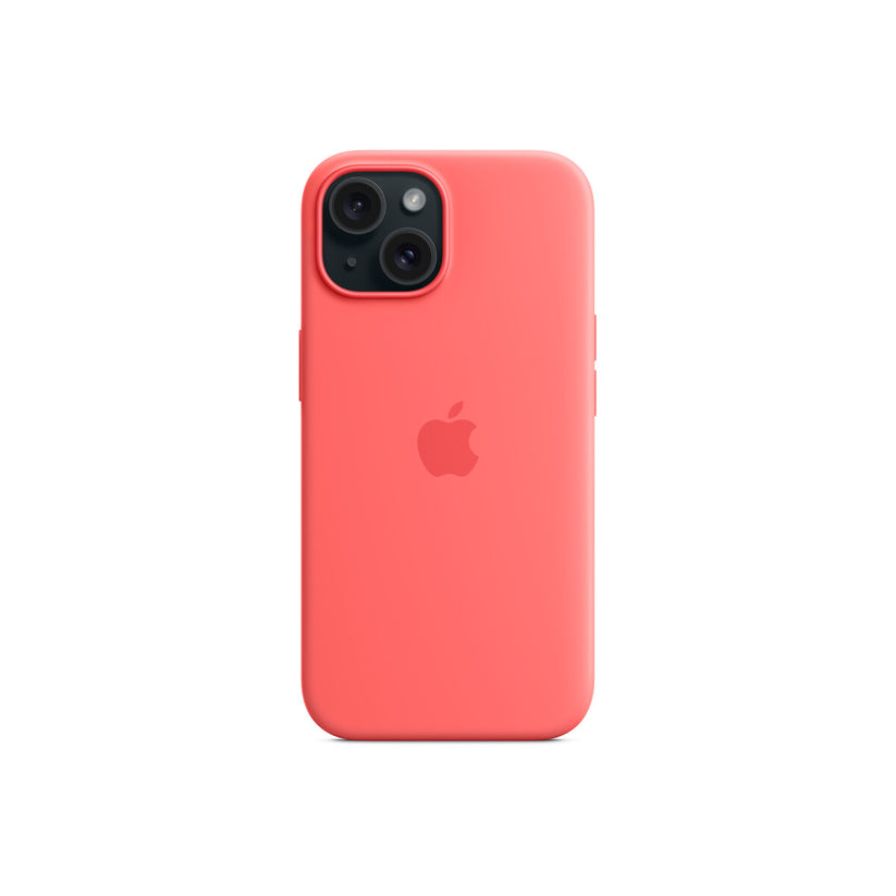 iPhone 15 Silicone Case with MagSafe - Guava