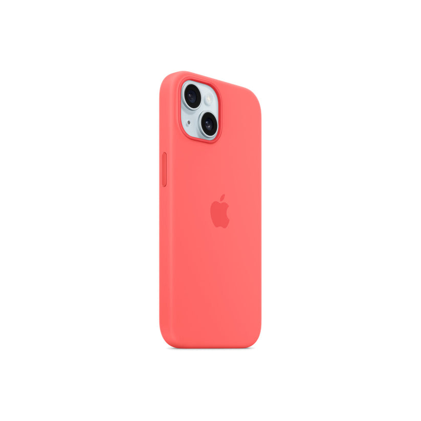 iPhone 15 Silicone Case with MagSafe - Guava