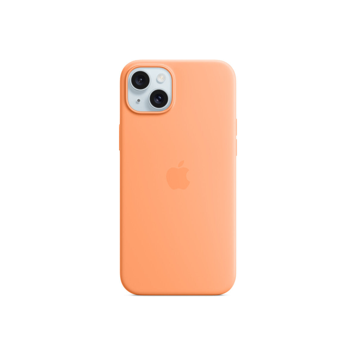 iPhone 15 Plus Silicone Case with MagSafe - Orange Sorbet