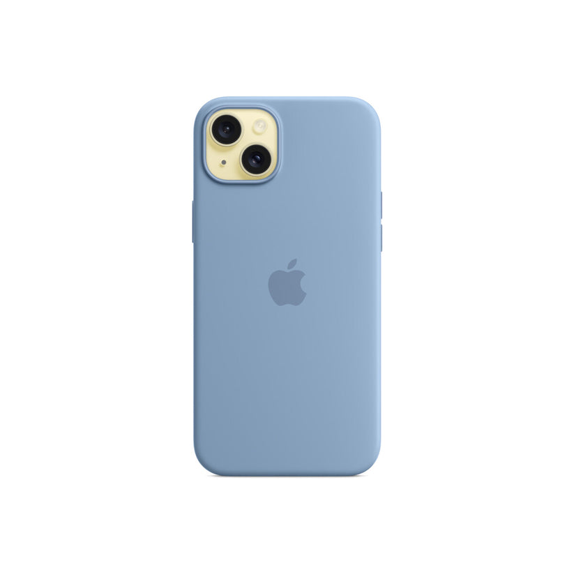 iPhone 15 Plus Silicone Case with MagSafe - Winter Blue