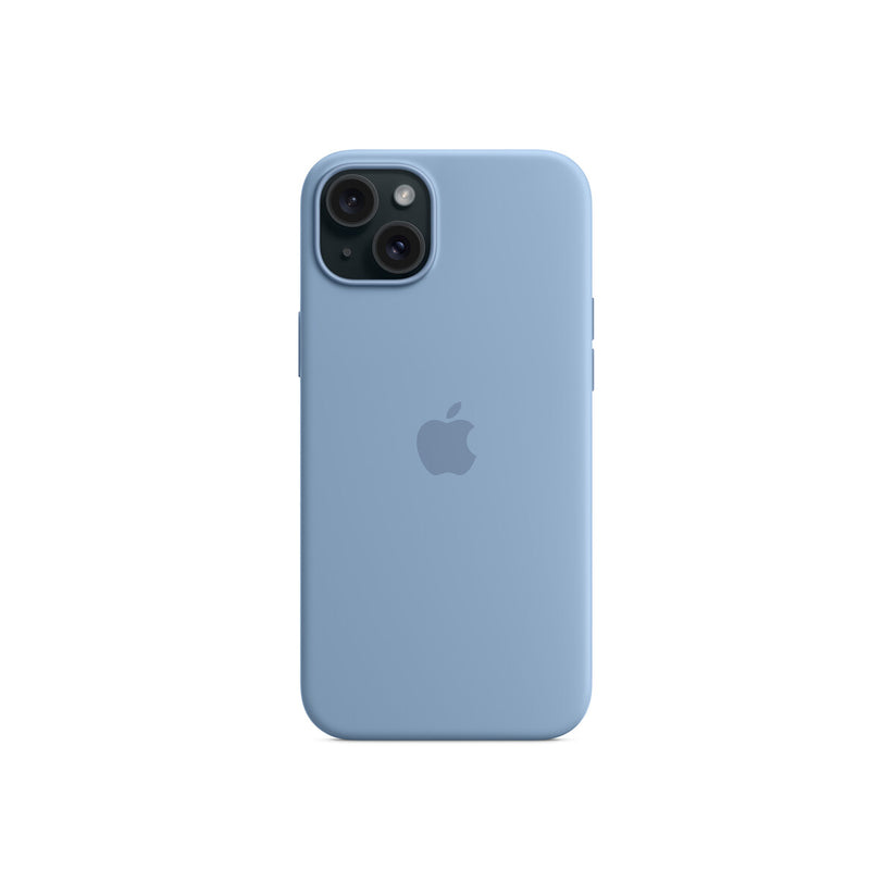 iPhone 15 Plus Silicone Case with MagSafe - Winter Blue