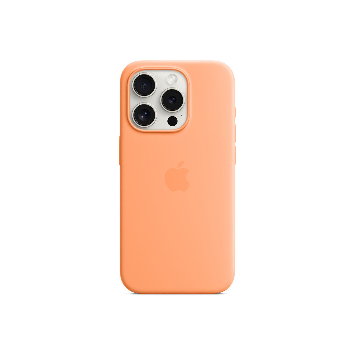 iPhone 15 Pro Silicone Case with MagSafe - Orange Sorbet